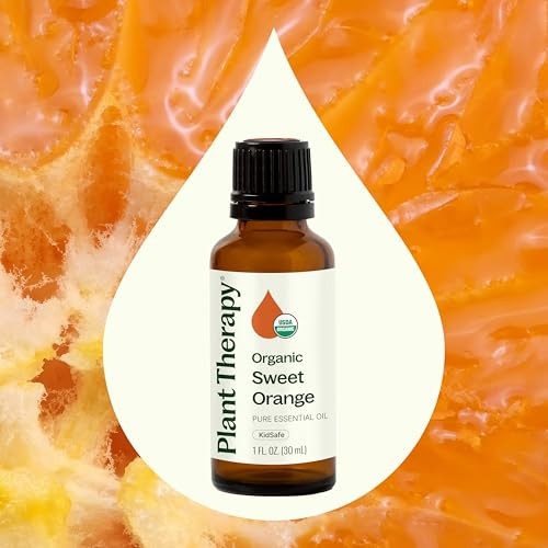 Plant Therapy Sweet Orange Organic Essential Oil 100% Pure, USDA Certified Organic, Undiluted, Natural Aromatherapy, Therapeutic Grade 30 ML (1 Oz) thumbnail