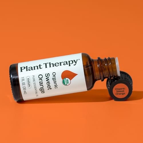 Plant Therapy Sweet Orange Organic Essential Oil 100% Pure, USDA Certified Organic, Undiluted, Natural Aromatherapy, Therapeutic Grade 30 ML (1 Oz) thumbnail