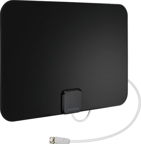 Insignia™ - Ultra-Thin Indoor Plate HDTV Antenna - White