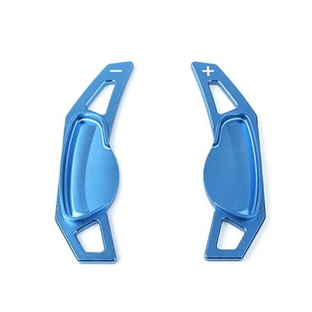 2Pcs Car Steering Wheel DSG Shift Paddles Extension Shifters Stickers for Benz Smart 451 453 Fortwo 09-17 Forfour 2015-2017