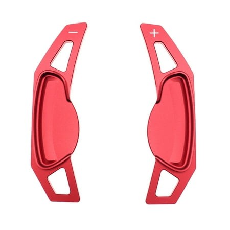 2Pcs Car Steering Wheel DSG Shift Paddles Extension Shifters Stickers for Benz Smart 451 453 Fortwo 09-17 Forfour 2015-2017