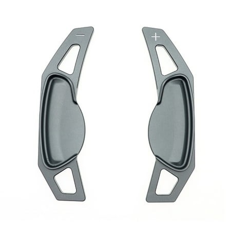 2Pcs Car Steering Wheel DSG Shift Paddles Extension Shifters Stickers for Benz Smart 451 453 Fortwo 09-17 Forfour 2015-2017