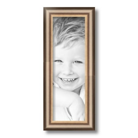 ArtToFrames 5  X 15  Anique Silver Picture Frame  5x15 Inch Silver Wood Poster Frame (WOM-4964)