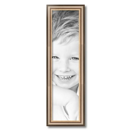 ArtToFrames 7  X 27  Anique Silver Picture Frame  7x27 Inch Silver Wood Poster Frame (WOM-4964)