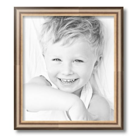 ArtToFrames 14  X 16  Anique Silver Picture Frame  14x16 Inch Silver Wood Poster Frame (WOM-4964)