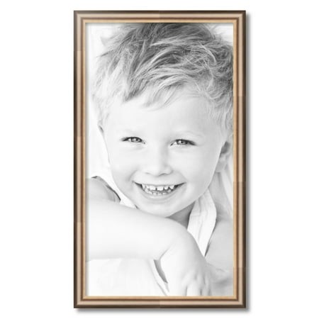 ArtToFrames 17  X 31  Anique Silver Picture Frame  17x31 Inch Silver Wood Poster Frame (WOM-4964)