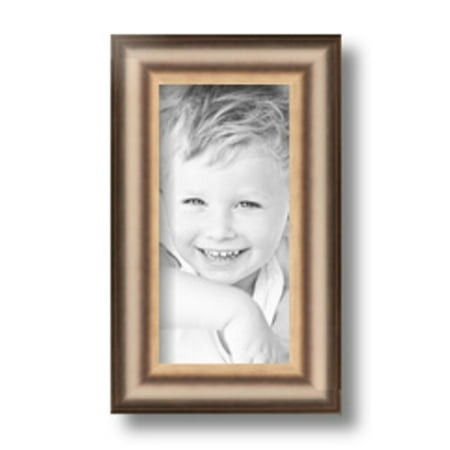 ArtToFrames 4  X 8  Anique Silver Picture Frame  4x8 Inch Silver Wood Poster Frame (WOM-4964)