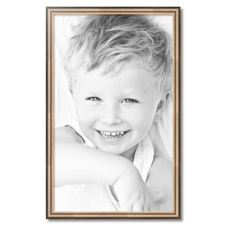 ArtToFrames 22  X 36  Anique Silver Picture Frame  22x36 Inch Silver Wood Poster Frame (WOM-4964)