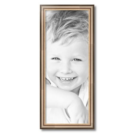 ArtToFrames 11  X 28  Anique Silver Picture Frame  11x28 Inch Silver Wood Poster Frame (WOM-4964)