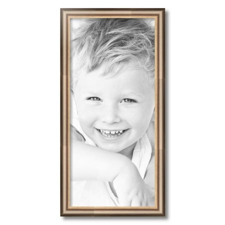 ArtToFrames 12  X 26  Anique Silver Picture Frame  12x26 Inch Silver Wood Poster Frame (WOM-4964)