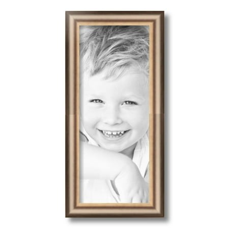 ArtToFrames 7  X 17  Anique Silver Picture Frame  7x17 Inch Silver Wood Poster Frame (WOM-4964)