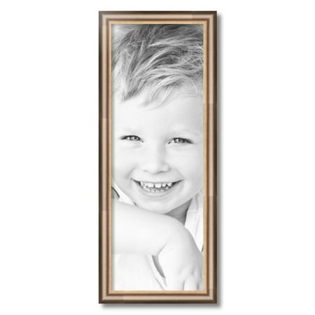 ArtToFrames 10  X 28  Anique Silver Picture Frame  10x28 Inch Silver Wood Poster Frame (WOM-4964)