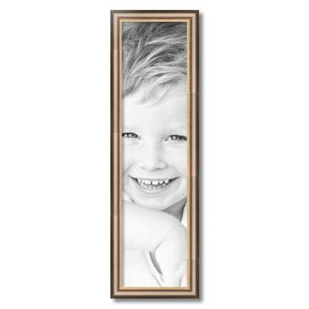 ArtToFrames 8  X 31  Anique Silver Picture Frame  8x31 Inch Silver Wood Poster Frame (WOM-4964)