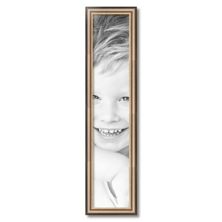 ArtToFrames 7x35 Inch Anique Silver Picture Frame  Silver 7  X 35  Wood Poster Frame (WOM-4964) 1234