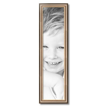 ArtToFrames 8  X 33  Anique Silver Picture Frame  8x33 Inch Silver Wood Poster Frame (WOM-4964)