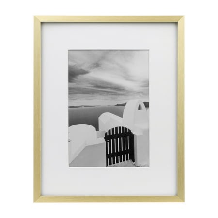 better homes & gardens – 5x7 picture frame – gold matted gallery wall photo frame