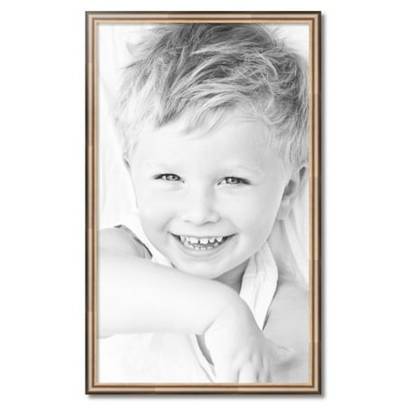 ArtToFrames 25  X 42  Anique Silver Picture Frame  25x42 Inch Silver Wood Poster Frame (WOM-4964)