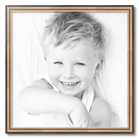 ArtToFrames 25  X 25  Anique Silver Picture Frame  25x25 Inch Silver Wood Poster Frame (WOM-4964)