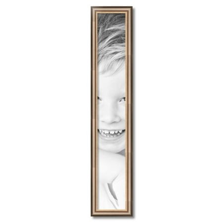 ArtToFrames 6  X 39  Anique Silver Picture Frame  6x39 Inch Silver Wood Poster Frame (WOM-4964)