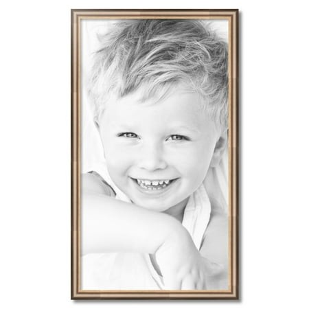 ArtToFrames 21  X 38  Anique Silver Picture Frame  21x38 Inch Silver Wood Poster Frame (WOM-4964)