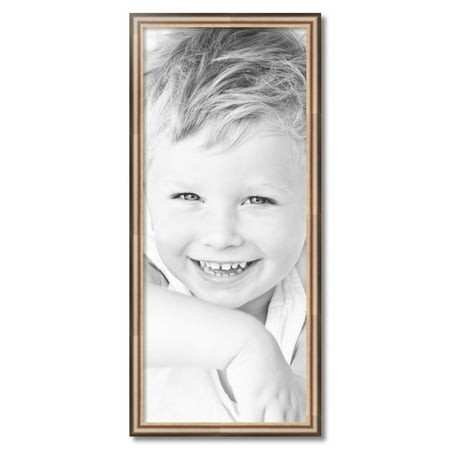 ArtToFrames 16  X 38  Anique Silver Picture Frame  16x38 Inch Silver Wood Poster Frame (WOM-4964)
