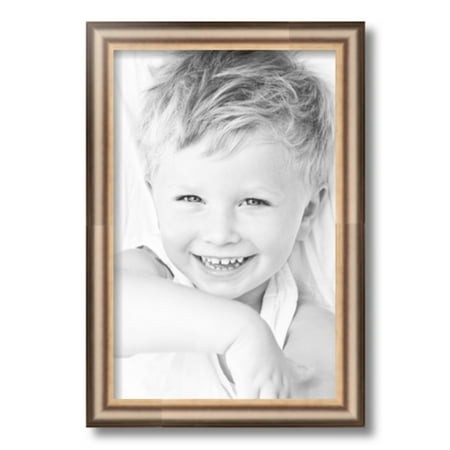 ArtToFrames 11  X 17  Anique Silver Picture Frame  11x17 Inch Silver Wood Poster Frame (WOM-4964)