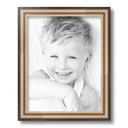 ArtToFrames 11  X 14  Anique Silver Picture Frame  11x14 Inch Silver Wood Poster Frame (WOM-4964)