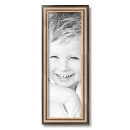 ArtToFrames 7  X 21  Anique Silver Picture Frame  7x21 Inch Silver Wood Poster Frame (WOM-4964)