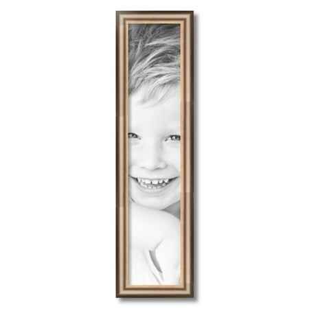 ArtToFrames 6  X 28  Anique Silver Picture Frame  6x28 Inch Silver Wood Poster Frame (WOM-4964)