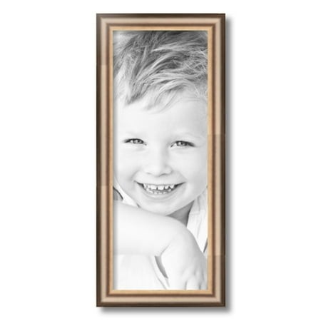 ArtToFrames 8  X 21  Anique Silver Picture Frame  8x21 Inch Silver Wood Poster Frame (WOM-4964)