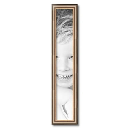 ArtToFrames 5  X 31  Anique Silver Picture Frame  5x31 Inch Silver Wood Poster Frame (WOM-4964)
