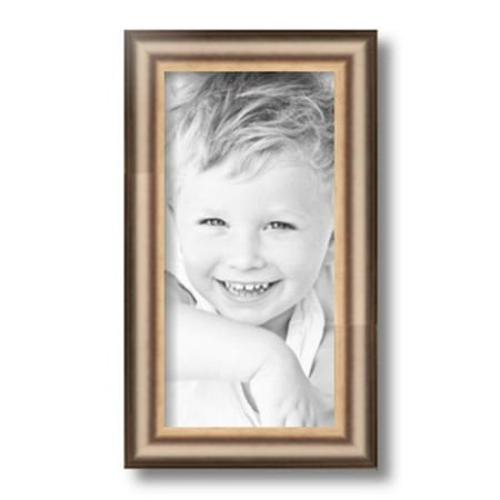 ArtToFrames 6  X 12  Anique Silver Picture Frame  6x12 Inch Silver Wood Poster Frame (WOM-4964)