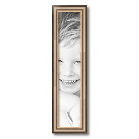 ArtToFrames 5  X 24  Anique Silver Picture Frame  5x24 Inch Silver Wood Poster Frame (WOM-4964)