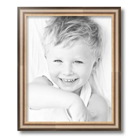 ArtToFrames 13  X 16  Anique Silver Picture Frame  13x16 Inch Silver Wood Poster Frame (WOM-4964)