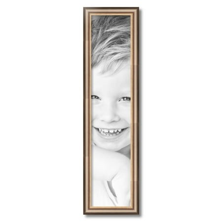 ArtToFrames 7  X 32  Anique Silver Picture Frame  7x32 Inch Silver Wood Poster Frame (WOM-4964)
