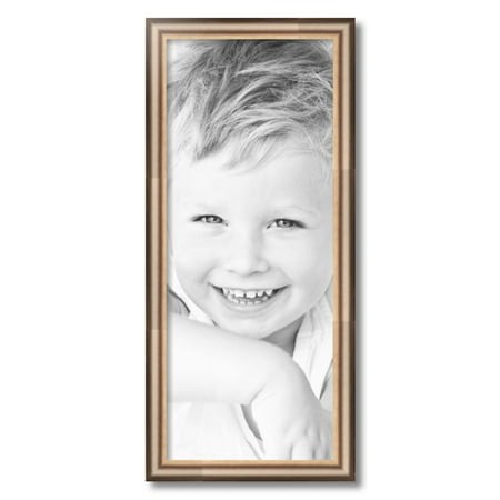 ArtToFrames 11  X 27  Anique Silver Picture Frame  11x27 Inch Silver Wood Poster Frame (WOM-4964)