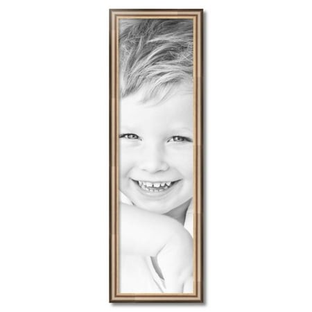 ArtToFrames 11  X 39  Anique Silver Picture Frame  11x39 Inch Silver Wood Poster Frame (WOM-4964)