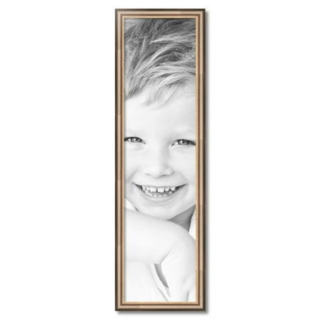 ArtToFrames 11  X 42  Anique Silver Picture Frame  11x42 Inch Silver Wood Poster Frame (WOM-4964)
