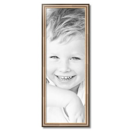 ArtToFrames 13  X 37  Anique Silver Picture Frame  13x37 Inch Silver Wood Poster Frame (WOM-4964)
