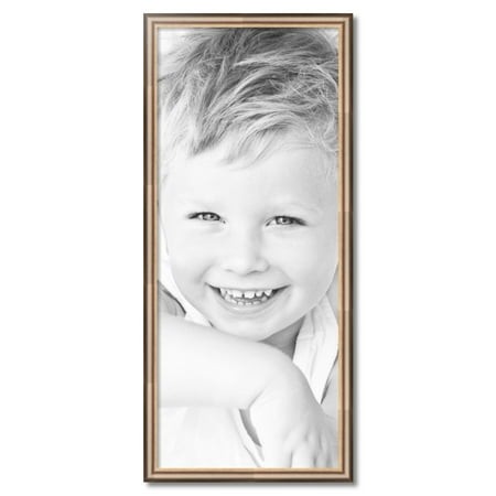 ArtToFrames 18  X 43  Anique Silver Picture Frame  18x43 Inch Silver Wood Poster Frame (WOM-4964)