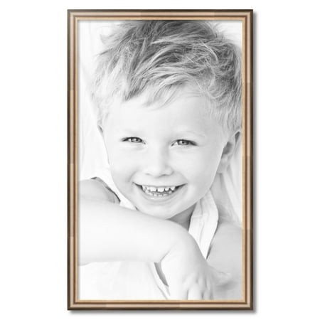 ArtToFrames 22  X 37  Anique Silver Picture Frame  22x37 Inch Silver Wood Poster Frame (WOM-4964)