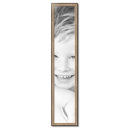 ArtToFrames 10  X 54  Anique Silver Picture Frame  10x54 Inch Silver Wood Poster Frame (WOM-4964)
