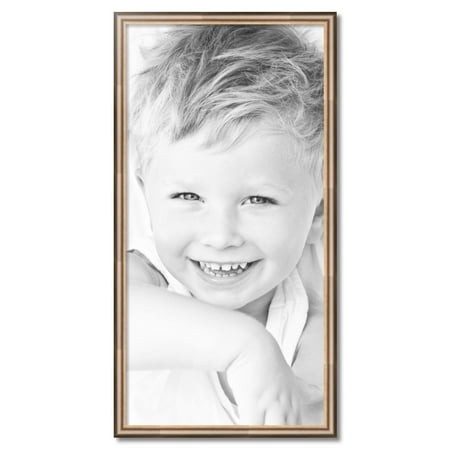 ArtToFrames 22  X 44  Anique Silver Picture Frame  22x44 Inch Silver Wood Poster Frame (WOM-4964)