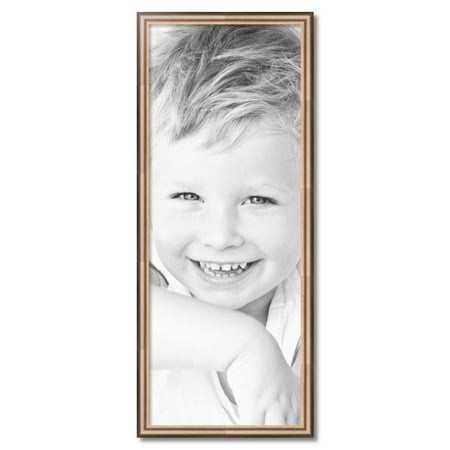ArtToFrames 17  X 44  Anique Silver Picture Frame  17x44 Inch Silver Wood Poster Frame (WOM-4964)