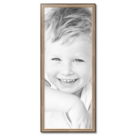 ArtToFrames 18  X 45  Anique Silver Picture Frame  18x45 Inch Silver Wood Poster Frame (WOM-4964)