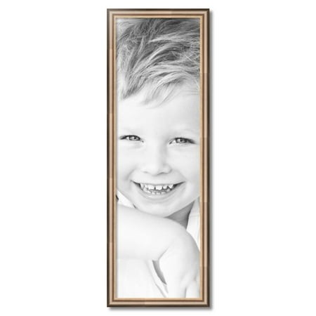 ArtToFrames 13  X 42  Anique Silver Picture Frame  13x42 Inch Silver Wood Poster Frame (WOM-4964)