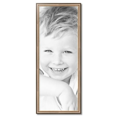 ArtToFrames 17  X 45  Anique Silver Picture Frame  17x45 Inch Silver Wood Poster Frame (WOM-4964)