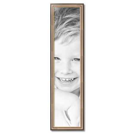 ArtToFrames 10  X 44  Anique Silver Picture Frame  10x44 Inch Silver Wood Poster Frame (WOM-4964)