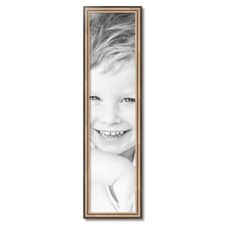 ArtToFrames 10  X 42  Anique Silver Picture Frame  10x42 Inch Silver Wood Poster Frame (WOM-4964)