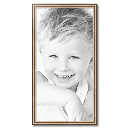ArtToFrames 20  X 39  Anique Silver Picture Frame  20x39 Inch Silver Wood Poster Frame (WOM-4964)